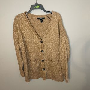 Mustard Forever 21 Cardigan